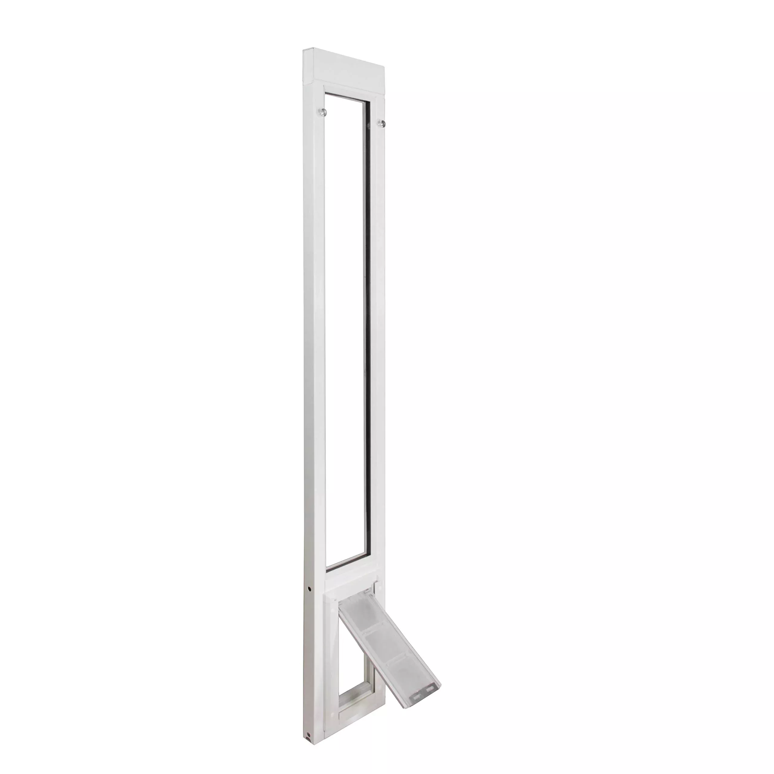 Endura Flap Cat Door for Vinyl Sliding Glass Doors | Weatherproof & Insulated for Cats and Small Dogs | Durable with Secure Lock