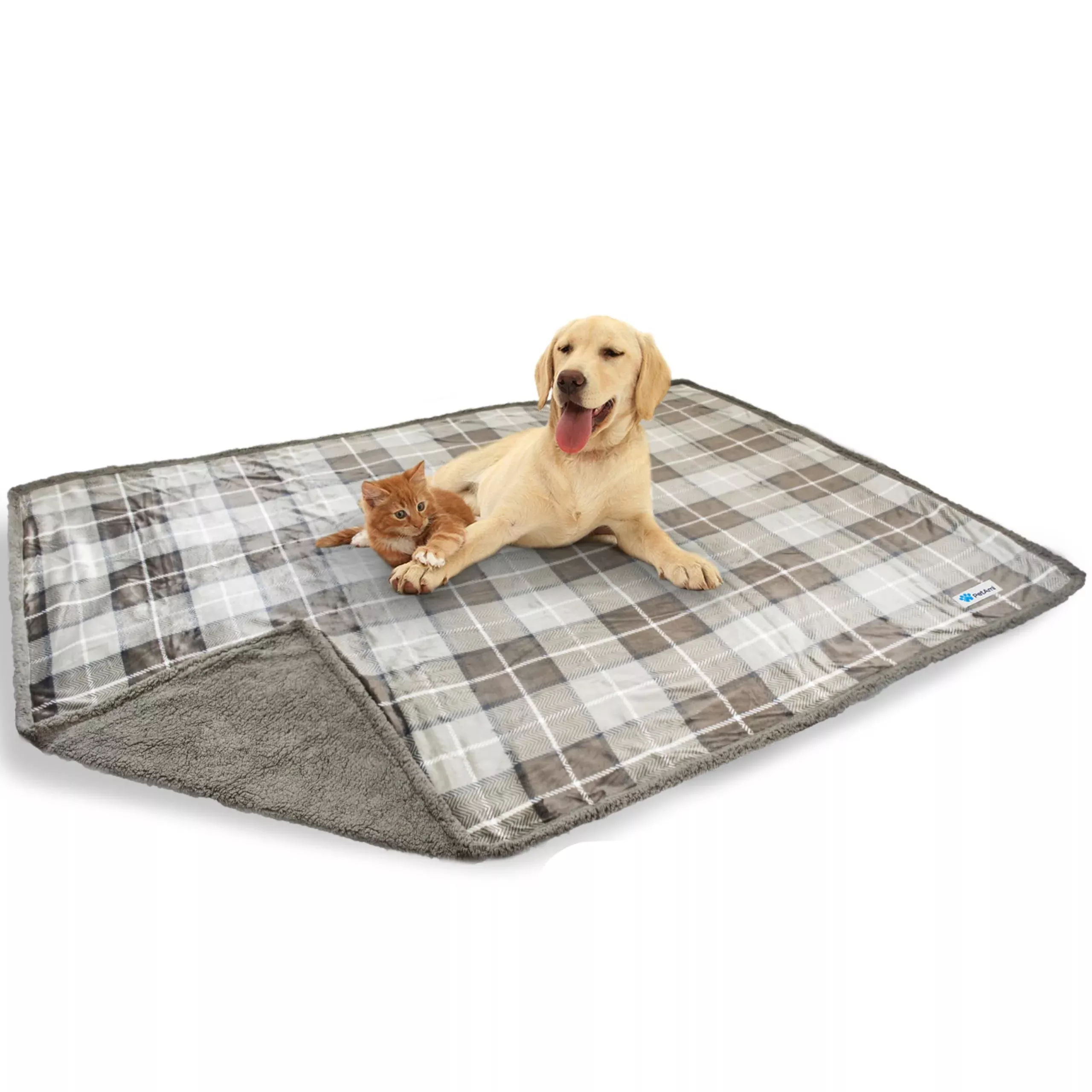 PetAmi Waterproof Dog Blanket for Medium Large Dog, Pet Puppy Blanket Couch Cover Protection, Sherpa Fleece Cat Blanket, Sofa Be
